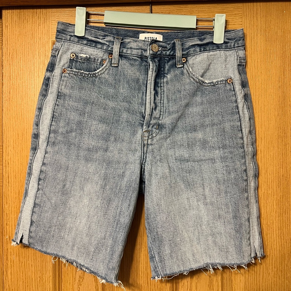 PISTOLA Penny High Rise Bermuda Shorts